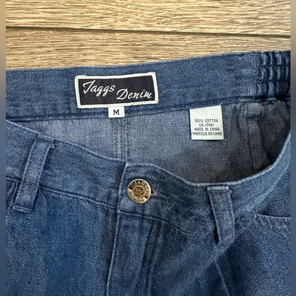 Jaggs Denim Vintage Midi Skirt with Button Accents pencil M Cotton - Picture 3 of 4